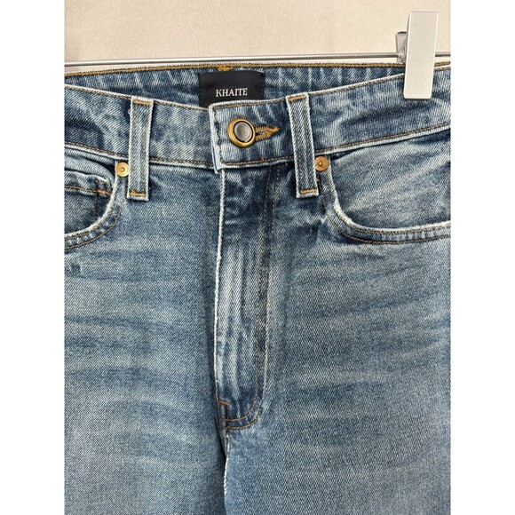 KHAITE High Waist Vanessa Jeans Straight Leg Size 24 Quiet Luxury READ*** - Picture 3 of 10